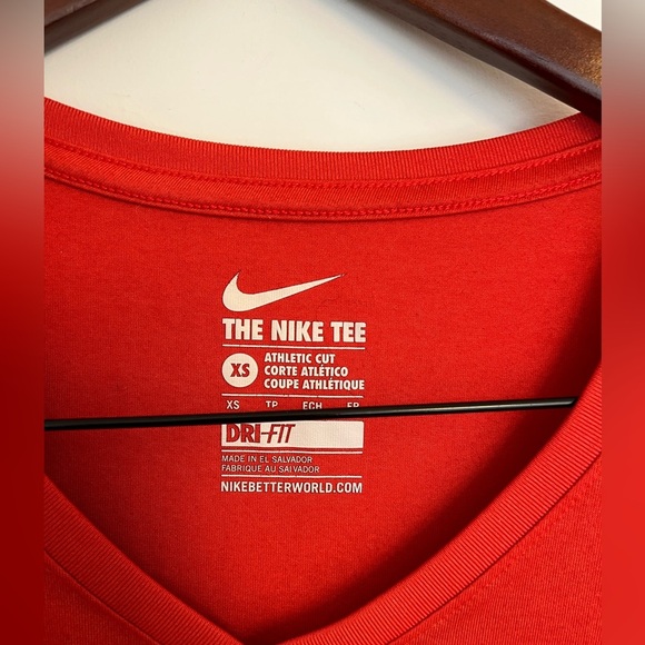 Nike orange Fitted Short Sleeve T-Shirt size XS - Picture 3 of 4